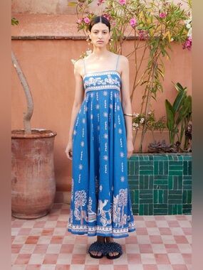 ALÉMAIS Acacia Sleeveless Linen Sundress NWT